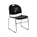 Flash Furniture Stacking Chairs RUT-188-BK-CHR-GG New. Price: $69.99.