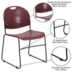 Flash Furniture Hercules Ultra Compact Stacking Chair Burgundy And Black New. Price: $133.27.