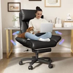 Big And Tall Office Chair Executive Desk With Footrest High New. Price: $159.99.