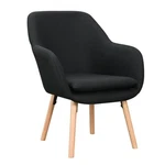 Convenience Concepts Charlotte Accent Chair Black Linen Fabric With Wood Legs New. Price: $201.99.