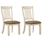 Signature Design By Ashley Bolanburg Upholstered Dining Room Chair, Set Of 2, New. Price: $207.62.