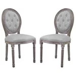 Modway Arise 19.5" Fabric & Wood Dining Side Chair Light Gray (set Of 2) New. Price: $389.15.