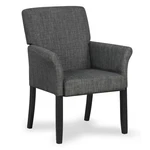 Fabric Executive Guest Chair Reception Waiting Room Arm W/rubber Wood Legs New. Price: $119.99.