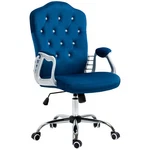 Vinsetto Home Office Chair With Adjustable Height Tilt Function Dark Blue New. Price: $121.99.
