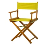 Casual Home Director's Chair ,honey Oak Frame/yellow CANVAS,18" - Classic Hei... New. Price: $98.55.