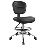 Wkwker Drafting Chair With Back Footrest Adjustable Office Stool 360 Sw... New. Price: $95.91.