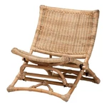 Baxton Studio Herrara Natural Brown Antique Rattan Foldable Lounge Chair New. Price: $201.94.