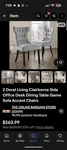 Set Of 6 Coaster Dining Chairs And 2 Dorel Home Used. Price: $600.00.