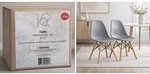 Project 62 Copley Plastic Dining Set Of Grey Modern Minimalist New. Price: $119.00.