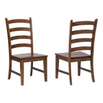 Sunset Trading Simply Brook 18" Ladder Wood Dining Chairs Brown (set Of 2) New. Price: $467.36.