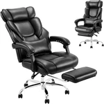 New Colamy Office Chair With Retractable Footrest, Ergonomic High Back Design. Price: $217.82.