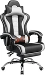 Yaheetech Gaming Chair, Video Game With Massage Lumbar Support And Footres New. Price: $152.28.