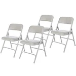 (4 Pack) Premium Vinyl Padded Folding Chair Grey New. Price: $191.44.