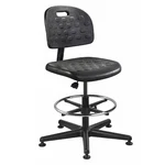 Bevco V7307MG Polyurethane Task Chair, 18" To 25-3/4", No Arms, Black New. Price: $280.99.