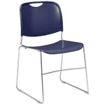 National Public Seating 8505 Stacking Chair, 8500 Series, Polypropylene Navy New. Price: $486.88.