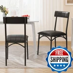 Idealhouse Dining Chairs Set Of 2 Pu Leather Kitchen For Room New. Price: $157.06.