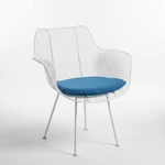 Dwr / Russell Woodard Sculptura Chair Seat Pad Made With Sunbrella Fabric New. Price: $84.95.