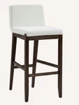 Nathan James Exposed Wood Back Bar Stool Set Of 2 Dark Brown Used. Price: $189.00.