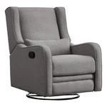 Westwood Design Elsa Fabric Manual Swivel Glider And Recliner Harbor Gray New. Price: $351.28.