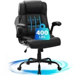 Big And Tall Office Chair 400LBS Wide Seat Ergonomic Computer Desk High New. Price: $89.99.