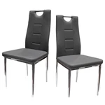 Best Master Beverly Faux Leather Upholstered Side Chair - Gray (set Of 2) New. Price: $148.99.