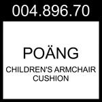 Ikea Po Ng Children's Armchair Cushion Knisa Light Beige 004.896.70 New. Price: $47.99.