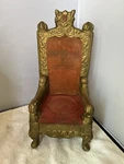 1950S Hiram Walker Imperial Whiskey Throne Chair Liquor Store Display Used. Price: $65.00.