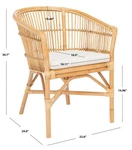 Safavieh Olivia Rttn Acct Chair W/cush, Reduced Price 2172750765 ACH6516A Open. Price: $172.00.