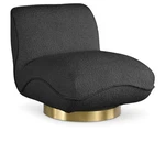Meridian Furniture Geneva Black Boucle Fabric Swivel Accent Chair New. Price: $491.94.