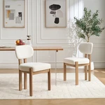 Wooden Dining Chairs Set Of 2,FABRIC Upholstered Room Kitchen New. Price: $185.00.