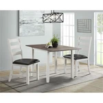 Picket House Furnishings Tuttle 3PC Drop Leaf Dining Set Brown And White New. Price: $321.95.