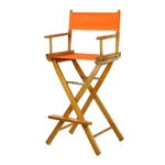 Casual Home 30 Directors Chair Honey Oak Frame-with Tangerine Canvas Bar Height New. Price: $156.06.