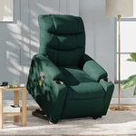 Stand Up Massage Recliner Chair Dark Green Fabric New. Price: $408.97.
