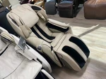 Cream Human Touch Quies Zero Gravity Massage Chair Recliner + Dual Lumbar Heat Open. Price: $2699.00.