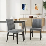 Roundhill Furniture Wendell Contemporary Upholstered Dining Chairs, Set Of 2, New. Price: $208.31.