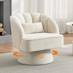 Garvee Ultra-plush Swivel Accent Chair, 360 Barrel Lounge With Cloud New. Price: $333.13.