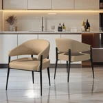 2X Dining Chairs Leisure Kitchen With Backrest Leather Accent Padded Seat New. Price: $199.90.