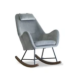 Ashcroft Chelsea Grey Velvet Nursery Rocking Chair New. Price: $343.01.