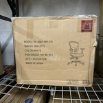 Flash Mid-back Swivel Office Chair/adjustable Arms, White HL-0001-WH-GG New. Price: $99.98.