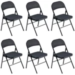 6 Pack Metal Folding Chair With Padded Seat For Home Event Wedding Party Office New. Price: $89.99.