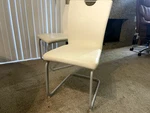 Coaster Anges High Back Dining Chairs Black And Chrome Set Of 4- 100515WHT Used. Price: $100.00.