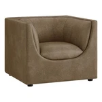 Modway Hilda Curved Back Vegan Leather Upholstered Armchair In Mushroom New. Price: $488.99.