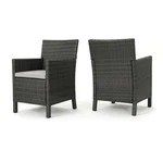 Cypress Outdoor Wicker Dining Chairs With Cushions (set Of 2) By Christopher... New. Price: $277.04.