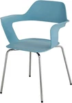 Safco Bandi Shell Stacking Chair Blue (set Of 2) New. Price: $351.11.