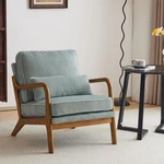 Karl Home Mid-century Modern Accent Pillow Corduroy Lounge Armchair New. Price: $265.18.