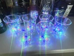 Multicolor Light 12.5 Oz Glasses Set Of 6 Party Plastic Cups Led Flash Nib New. Price: $24.99.