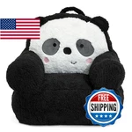 Delta Children Panda Cozee Buddy Chair - Black/white, Soft Plush Kids Seat New. Price: $44.92.