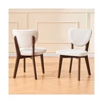 Kerdom - Classic Dining Chairs 2PCS Beige Open. Price: $146.18.
