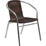 Flash Furniture Commercial Aluminum & Dark Brown Rattan Stack Chair TLH-020-GG New. Price: $79.99.
