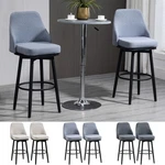 Homcom Modern Bar Stools, Set Of 2 Swivel Kitchen Chairs New. Price: $192.99.